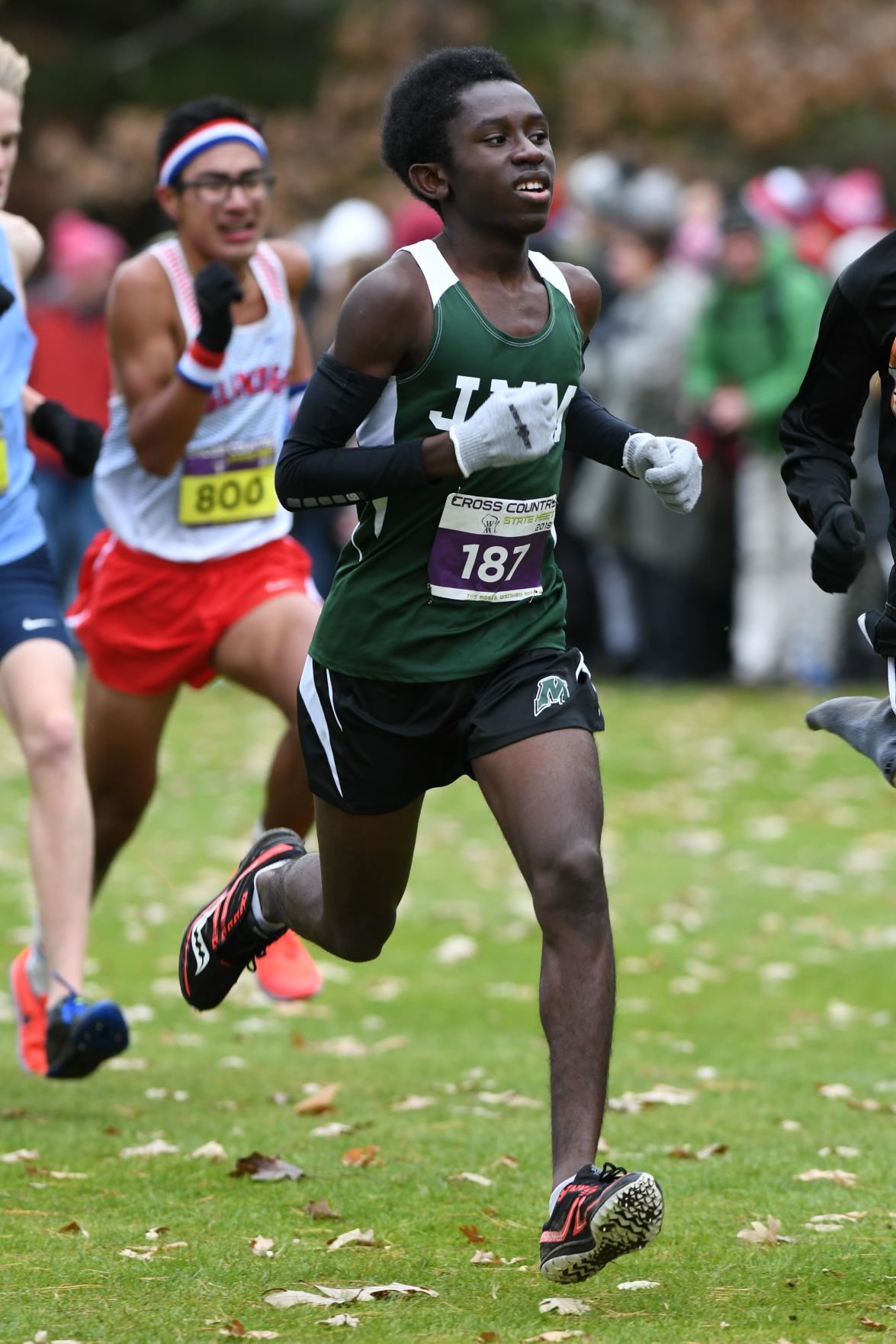 WIAA state cross country photo: A.J. Ketarkus, Madison Memorial